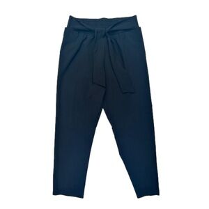 Belle Vere black stretchy loose fit trousers pants size m